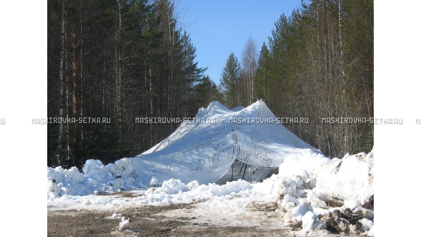 Маскировочная сеть МКТ-2С Снег 3х6 м – купить по цене 4700 руб. в интернет-магазине в городе Саранск картинка 18