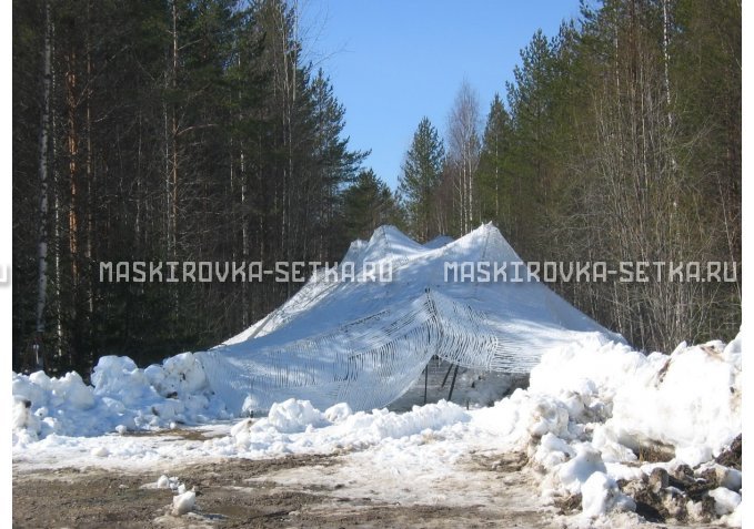 Маскировочная сеть МКТ-2С Снег 3х6 м – купить по цене 4700 руб. в интернет-магазине в городе Саранск картинка 3