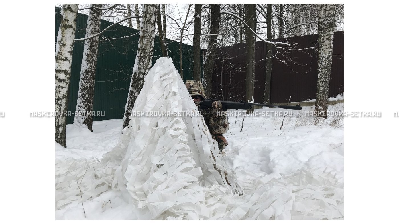 Маскировочная сеть МКТ-2С Снег 3х6 м – купить по цене 4700 руб. в интернет-магазине в городе Саранск картинка 17