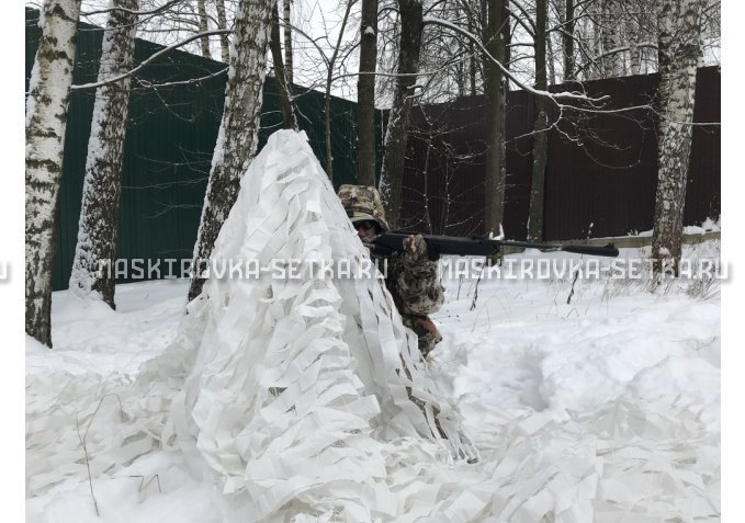 Маскировочная сеть МКТ-2С Снег 3х6 м – купить по цене 4700 руб. в интернет-магазине в городе Саранск картинка 2