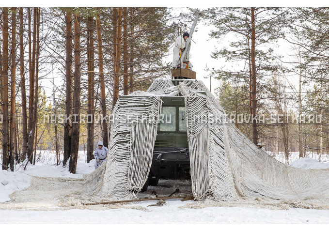 Маскировочный комплект МКТ-2С Снег 9х12 м без АП – купить по цене 29500 руб. в интернет-магазине в городе Саранск картинка 3