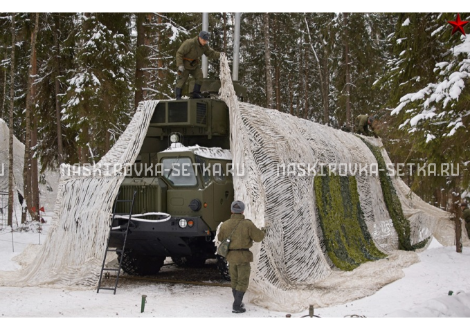 Маскировочный комплект МКТ-2С Снег 9х12 м без АП – купить по цене 29500 руб. в интернет-магазине в городе Саранск картинка 8